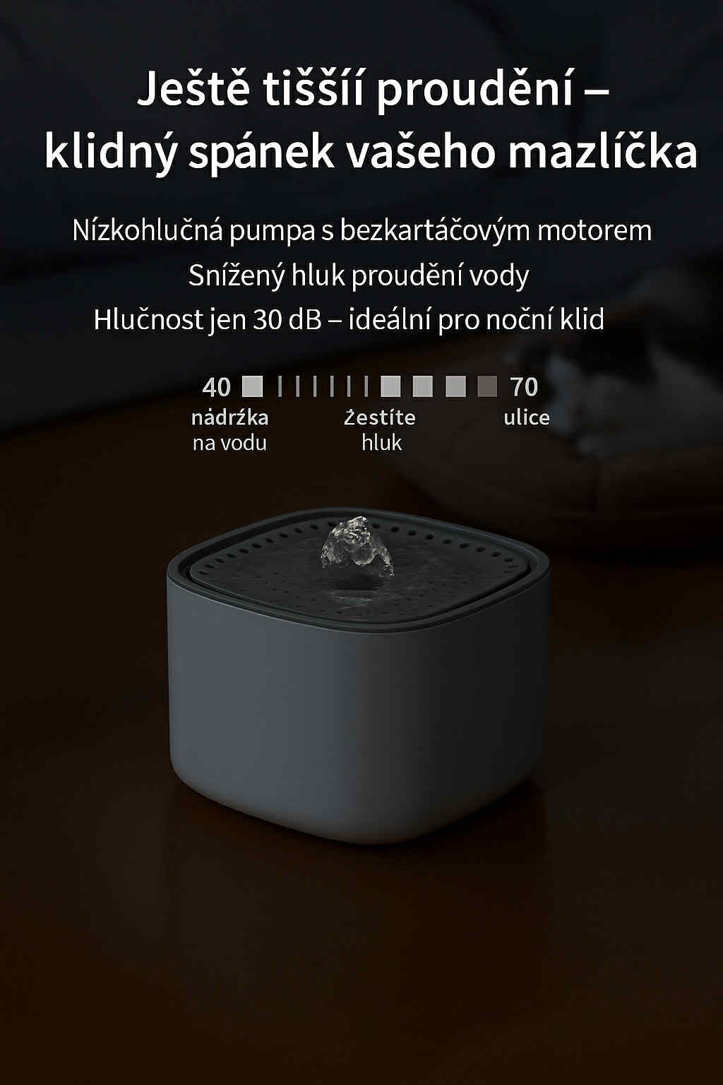 Fontánka pro mazlíčky