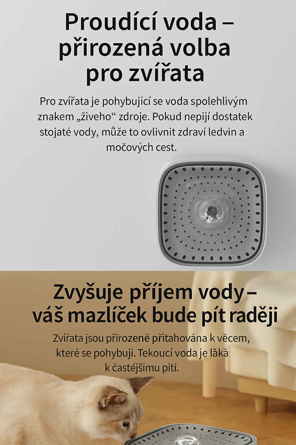 Fontánka pro mazlíčky