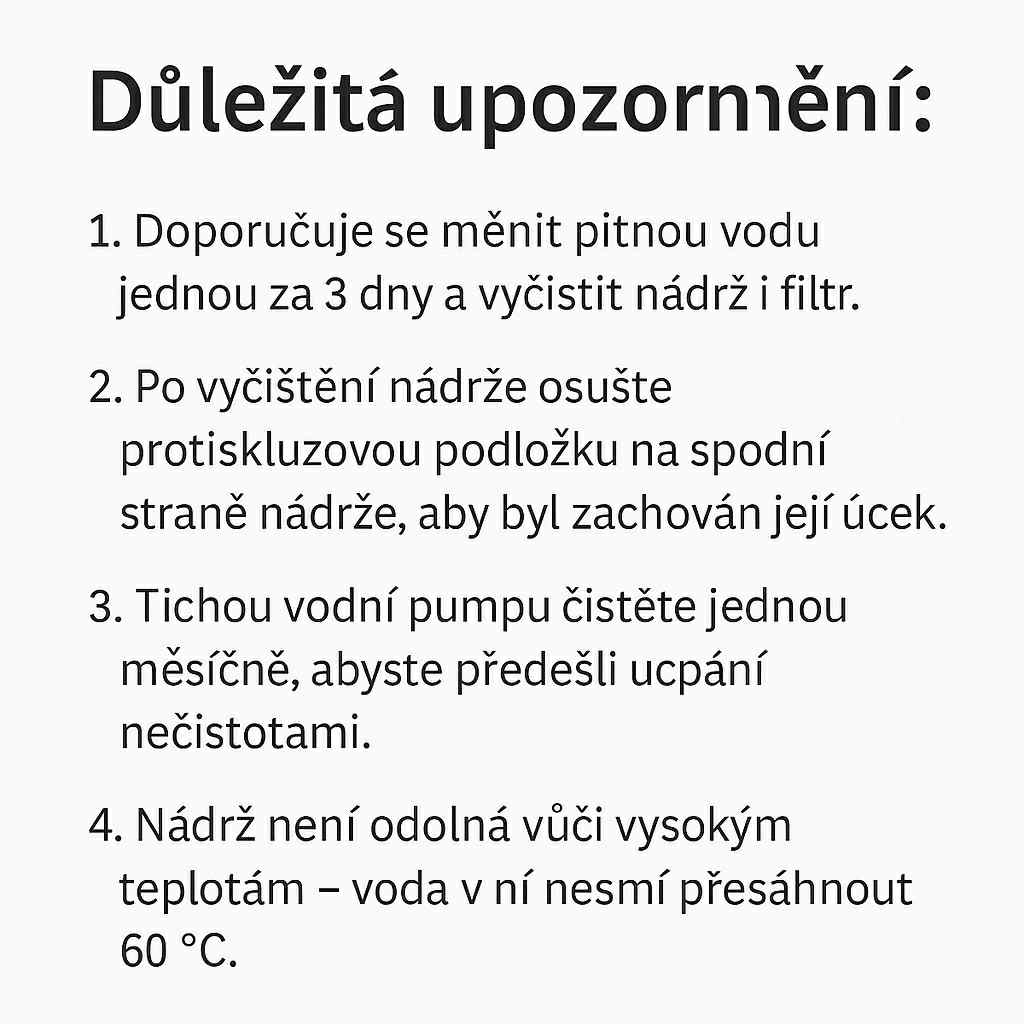 Fontánka pro mazlíčky